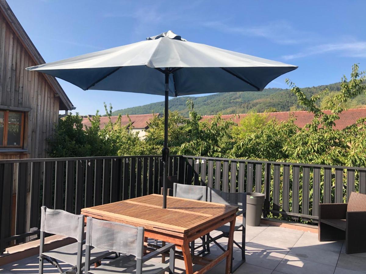 Appartement 2 Chambres Au Coeur Du Vignoble Avec Terrasse Riquewihr Exterior photo